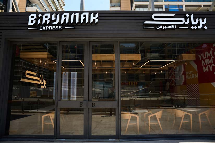 Biryanak Restaurant storefront, Baghdad