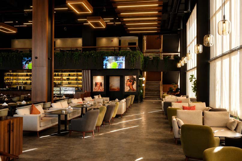 Jadriah Restaurant interior lounge, Baghdad