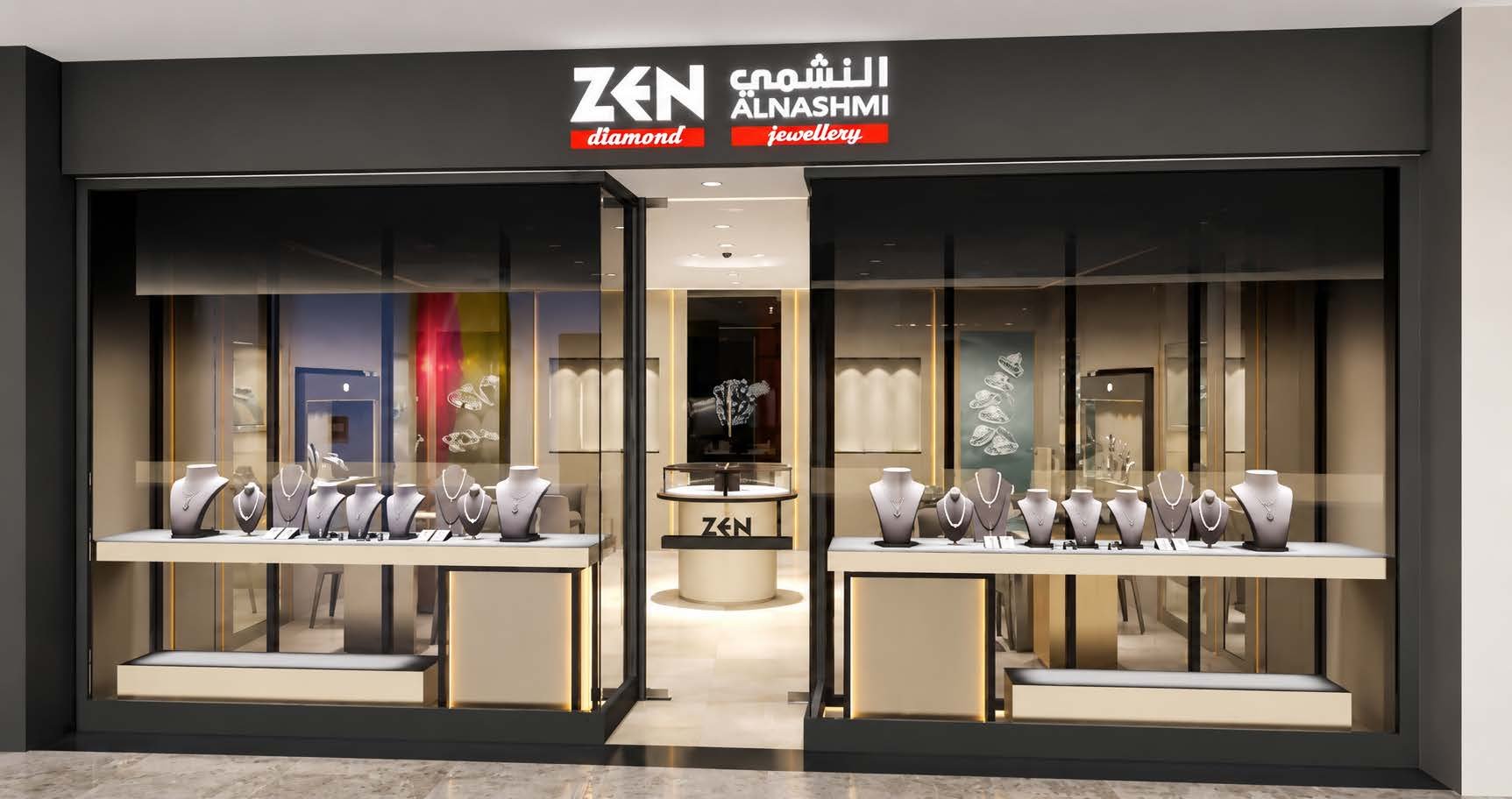 Zen Diamond jewelry shop display counters, Iraq