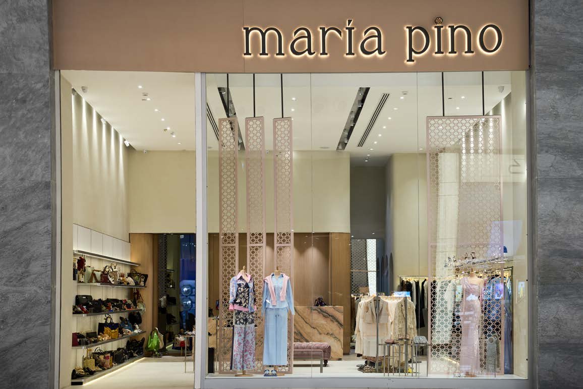 Maria Pino premium retail storefront, Baghdad — high-end retail sector reference project